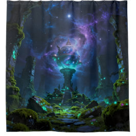 Sternenpfad – Reise durch das Universum シャワーカーテン