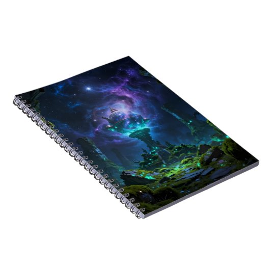 Sternenpfad – Reise durch das Universum ノートブック (右側)