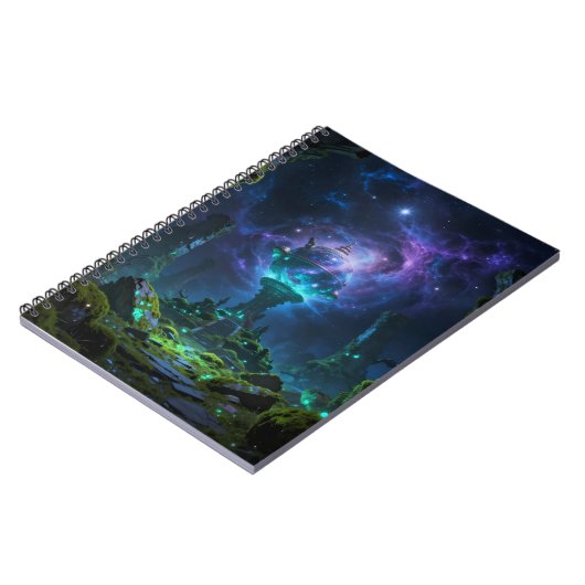 Sternenpfad – Reise durch das Universum ノートブック (左側)