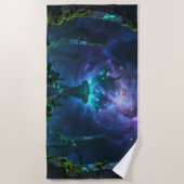 Sternenpfad – Reise durch das Universum ビーチタオル (正面)