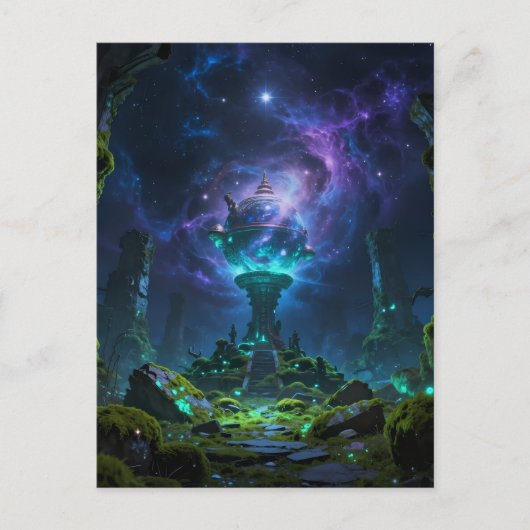 Sternenpfad – Reise durch das Universum ポストカード (正面)