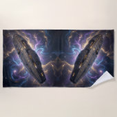 Sternenpfad – Reise durch das Universum´11 ビーチタオル (正面)