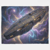 Sternenpfad – Reise durch das Universum´11 フリースブランケット (正面(横))