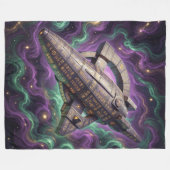 Sternenpfad – Reise durch das Universum´12 フリースブランケット (正面(横))