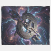 Sternenpfad – Reise durch das Universum´14 フリースブランケット (正面(横))