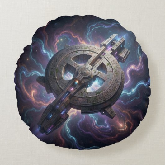 Sternenpfad – Reise durch das Universum´14 ラウンドクッション (正面)