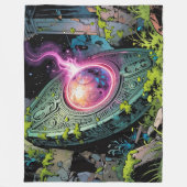 Sternenpfad – Reise durch das Universum´1 フリースブランケット (正面)