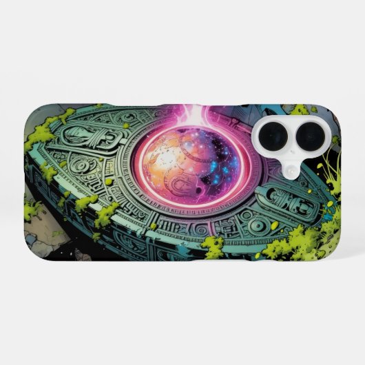 Sternenpfad – Reise durch das Universum´1 iPhone 16ケース (裏面横)