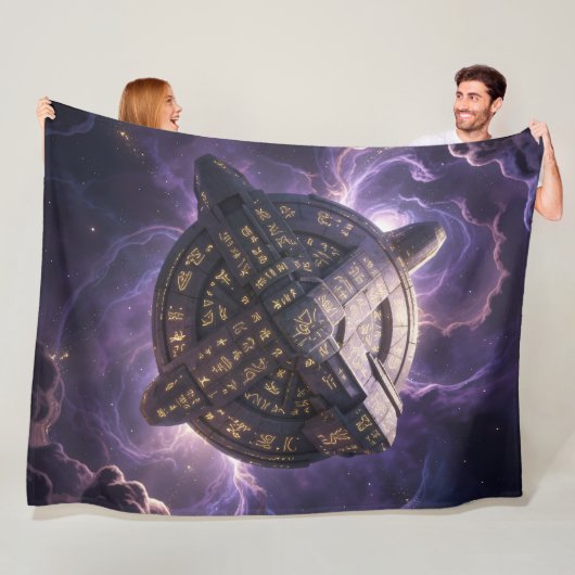 Sternenpfad – Reise durch das Universum´5 フリースブランケット (インサイチュ)