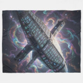 Sternenpfad – Reise durch das Universum´7 フリースブランケット (正面(横))