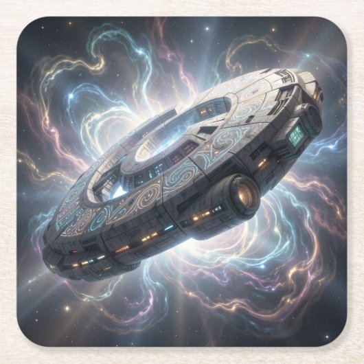 Sternenpfad – Reise durch das Universum´8 スクエアペーパーコースター (正面)