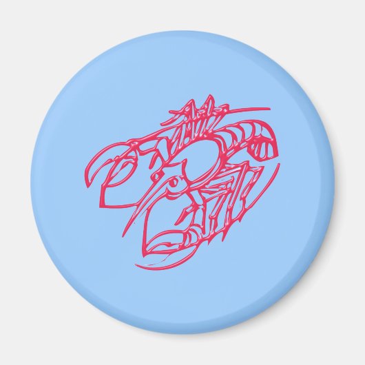 Sternzeichen Krebs zodiac sign Cancer マグネット (正面)