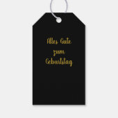 Sternzeichen Löwe - ギフトタグ (裏面)