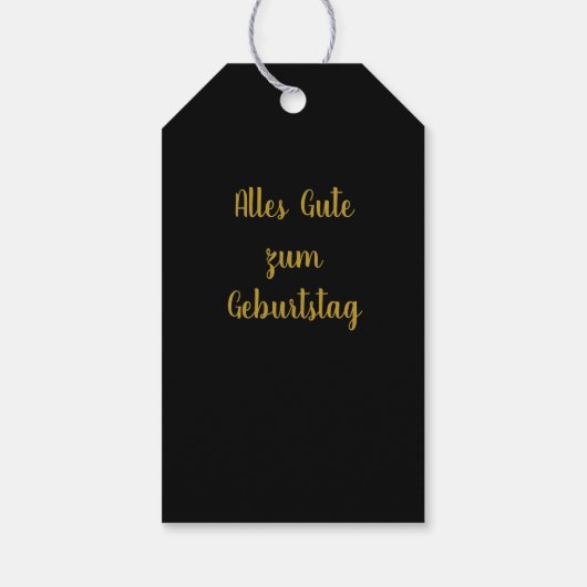 Sternzeichen Löwe - ギフトタグ (裏面)