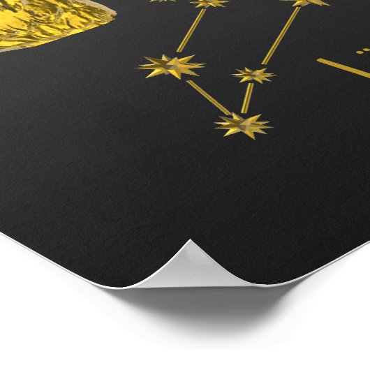 Sternzeichen Löwe -  ポスター (角)