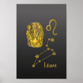 Sternzeichen Löwe -  ポスター (正面)