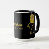 Sternzeichen Löwe - マグカップ (正面右)