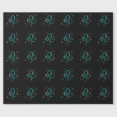 Sternzeichen Löwe "Leo" ラッピングペーパー (フラット)