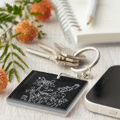 Sternzeichen Skorpion キーホルダー (正面右)