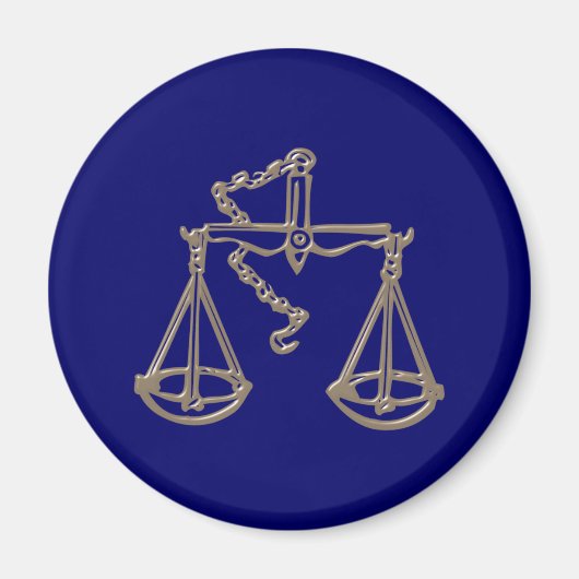 Sternzeichen Waage zodiac sign Libra マグネット (正面)