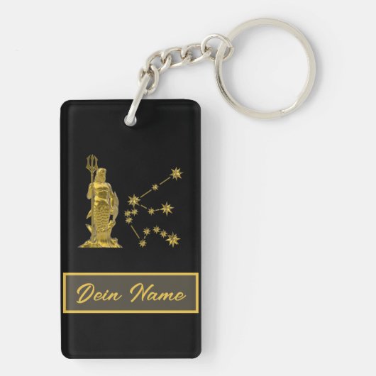 Sternzeichen Wassermann -  キーホルダー (裏面)