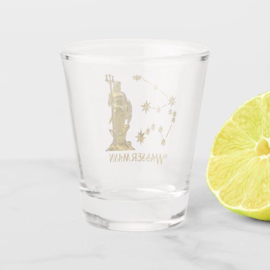 Sternzeichen Wassermann -  ショットグラス (裏面)