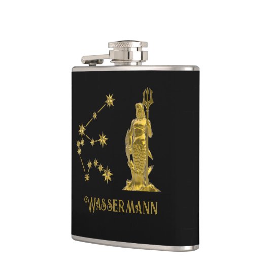 Sternzeichen Wassermann -  フラスク (左)