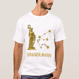 Sternzeichen Wassermann -  Tシャツ