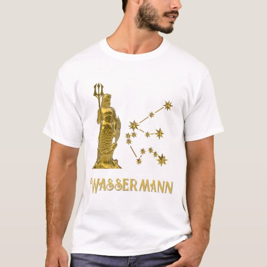 Sternzeichen Wassermann -  Tシャツ (正面)