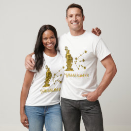 Sternzeichen Wassermann - Tシャツ