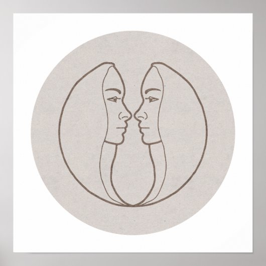 Sternzeichen Zwilling -  ポスター (正面)