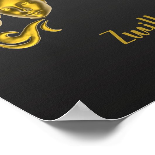 Sternzeichen Zwillinge -  ポスター (角)