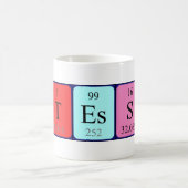 Stessy定期テーブル名mag コーヒーマグカップ (中央)