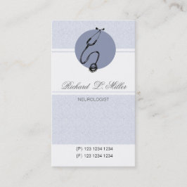 Stethoscopeヘルスケアのアポイントメントの青い博士 予約カード