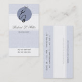 Stethoscopeヘルスケアのアポイントメントの青い博士 予約カード (正面/裏面)