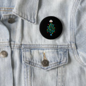 Stethoscope Christmas Tree Registered Doctor Nurse 缶バッジ (インサイチュ)