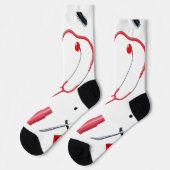 Stéthoscope et maquillage ソックス (左)