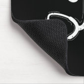 Stethoscope Pi日カッコいい数記号Nu登録 マウスパッド (コーナー)