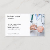 Stethoscope Pills Photo博士 名刺 (正面)