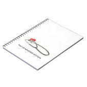 Stethoscope with Heart | Medical Care & Healthcare ノートブック (左側)
