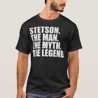 StetsonStetsonの名前Stetsonの与え名前 Tシャツ