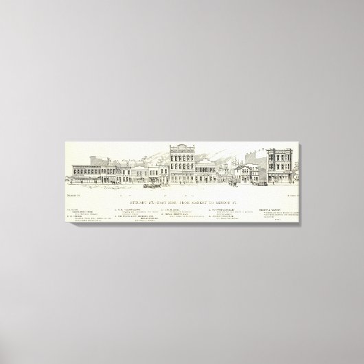 Steuart East side MarketとMission キャンバスプリント (正面)