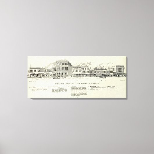 Steuart West side MarketとMission キャンバスプリント (正面)