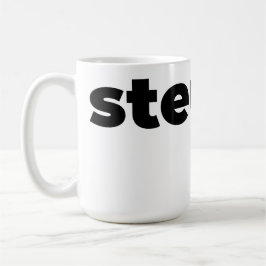 Steups Mug - Black コーヒーマグカップ