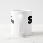 Steups Mug - Black ジャンボコーヒーマグカップ (裏面)
