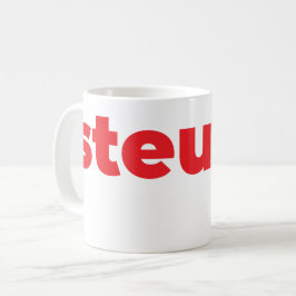 Steups Mug - Red コーヒーマグカップ