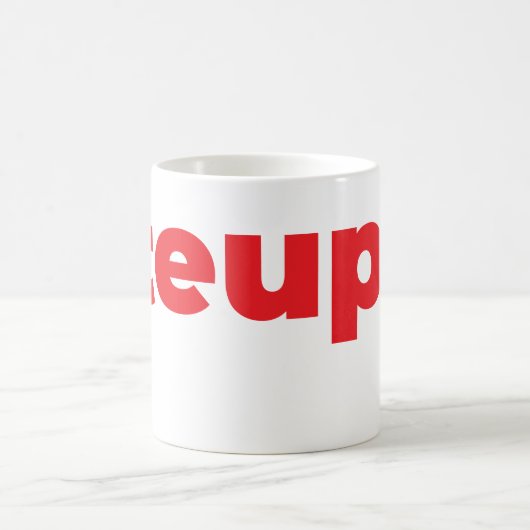 Steups Mug - Red コーヒーマグカップ (中央)