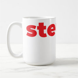 Steups Mug - Red コーヒーマグカップ