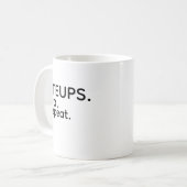 Steups Sip Repeat マグカップ (正面左)