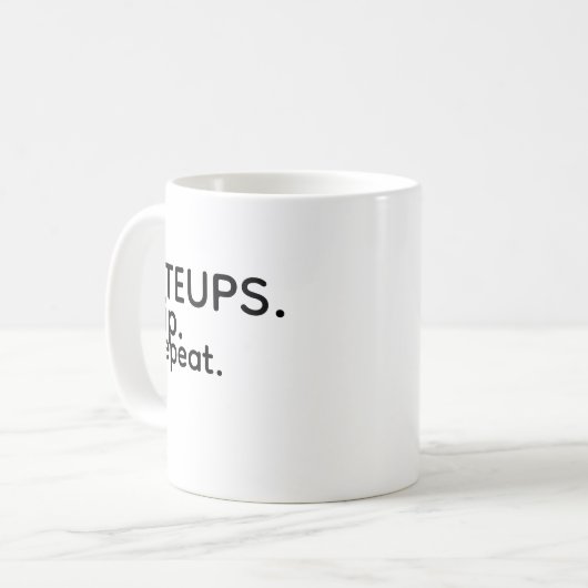 Steups Sip Repeat マグカップ (正面左)